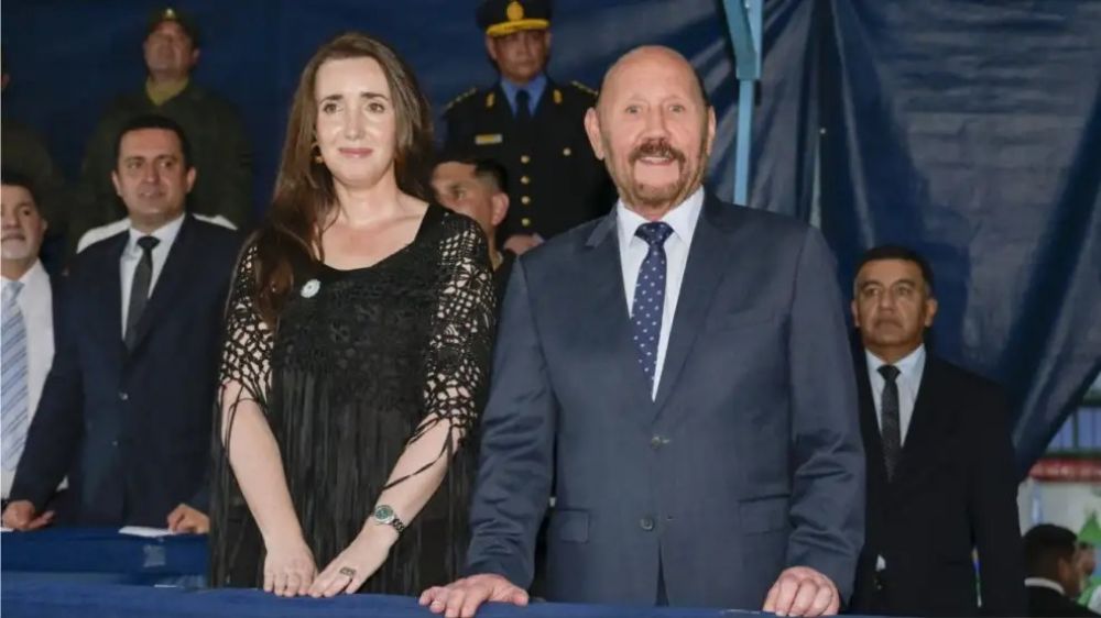 Victoria Villarruel pos junto a Gildo Insfrn y pidi unidad nacional