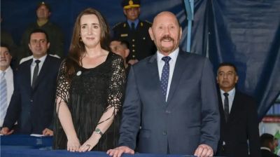 Victoria Villarruel pos junto a Gildo Insfrn y pidi unidad nacional