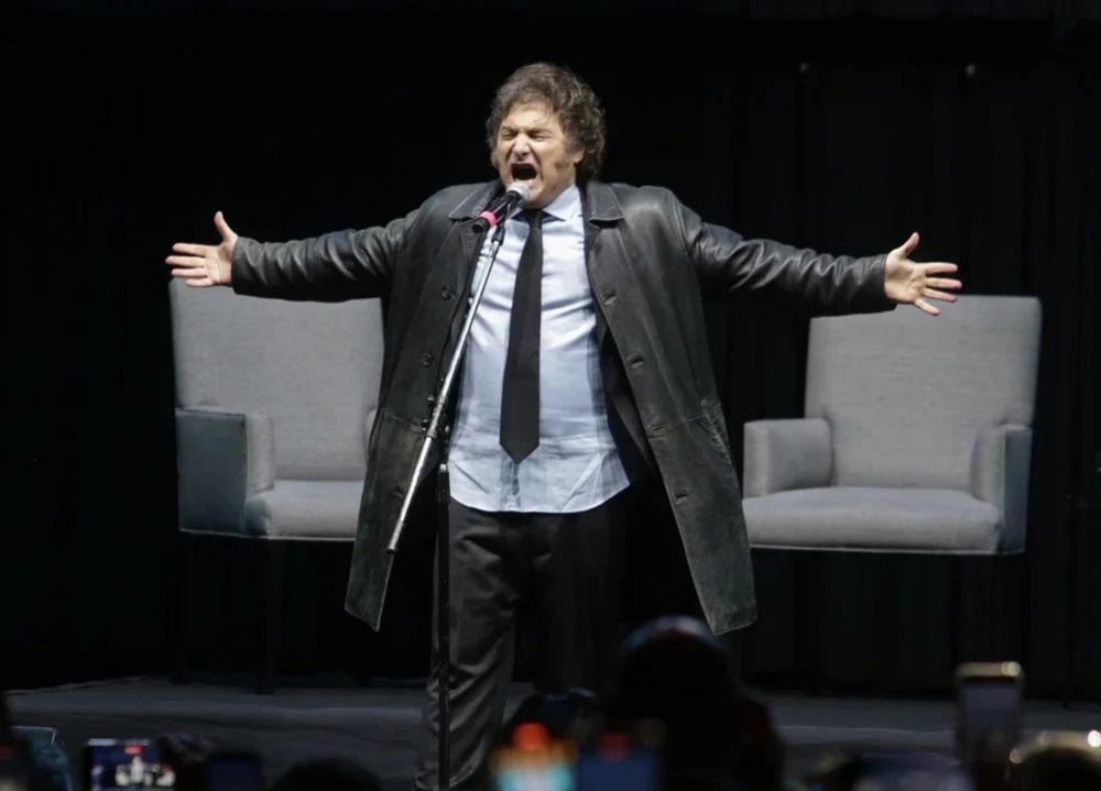 Milei presenta su nuevo libro 