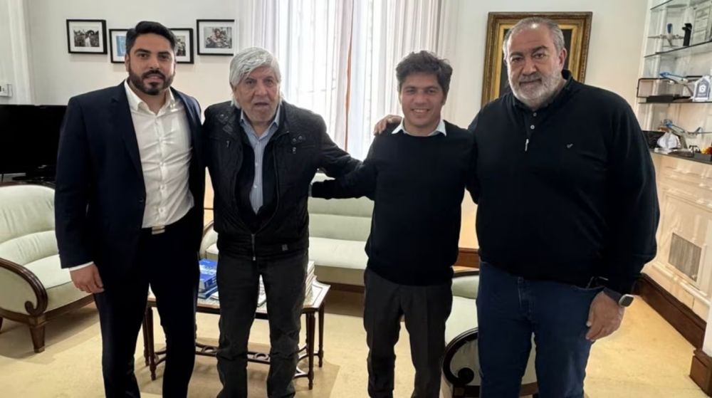 En la antesala electoral, Kicillof recibi a Hugo Moyano y Hctor Daer para ratificar su alianza con la CGT