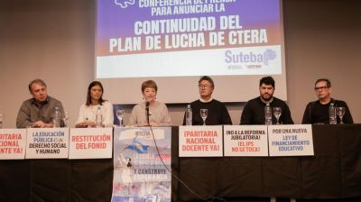 Docentes bonaerenses profundizan el plan de lucha con una jornada de protesta el 8 y paro nacional el 14 de octubre