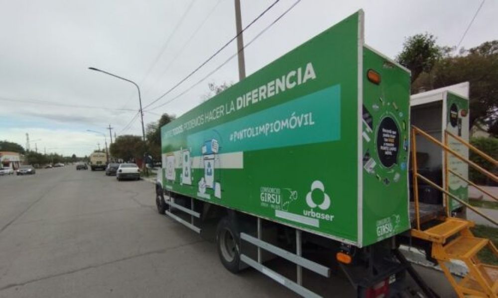 El Punto Limpio Mvil de Girsu realizar el ecocanje en Gaiman, Playa Unin, Puerto Madryn y Trelew