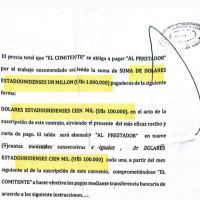 En un allanamiento, encontraron un contrato entre Espert y Machado por un milln de dlares