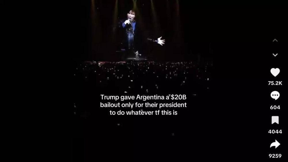 El Partido Demcrata de EE.UU. se burla de Milei en Tik Tok y ya hay interna en el gobierno de Trump