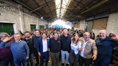 Elecciones: Kicillof junto a Juan Grabois y a la CGT