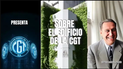 Mapping, IA y streaming, en vez de marchas y discursos: la indita puesta en escena de la CGT para el 17 de octubre