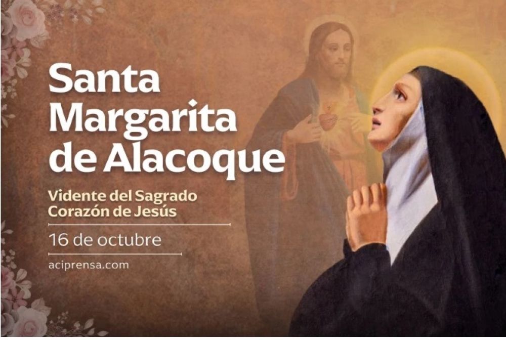 Hoy celebramos a Santa Margarita de Alacoque, servidora del Sagrado Corazn de Jess