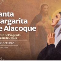 Hoy celebramos a Santa Margarita de Alacoque, servidora del Sagrado Corazn de Jess