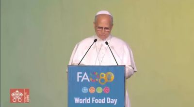 Len XIV pide erradicar el hambre y denuncia las desigualdades en su visita a la FAO