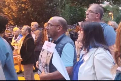 Los judos de Barcelona conmemoran la masacre del 7 de octubre con dos actos comunitarios