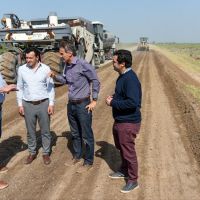 Katopodis recorri obras estratgicas de energa y conectividad en Guamin y Daireaux