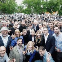Rodeado de candidatos y sindicalistas, Kicillof arremeti contra Milei y record el legado de Pern
