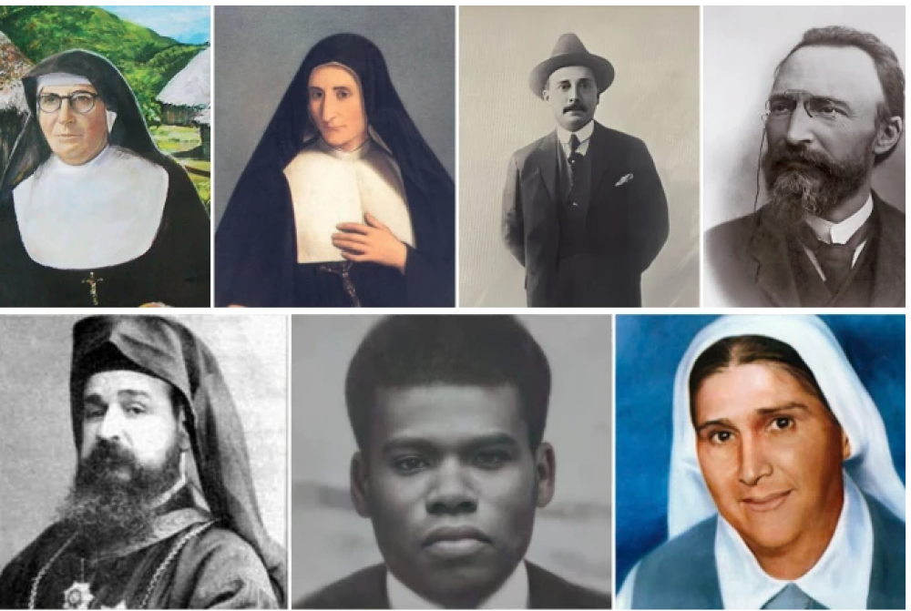 Estos son los 7 nuevos santos canonizados por el Papa Len XIV