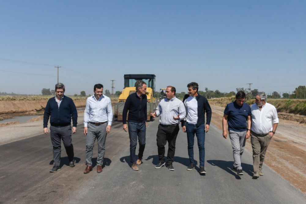 Contina la pavimentacin de la Ruta del Cereal
