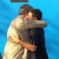 Sorpresivo gesto de Grabois: se abraz con Massa y dijo que lo ayud mucho en la campaa