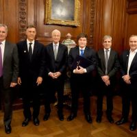 Milei y su equipo econmico se reunieron con el CEO de JP Morgan