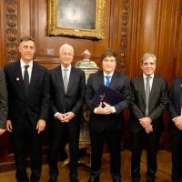 Javier Milei frente al CEO de J.P. Morgan: 