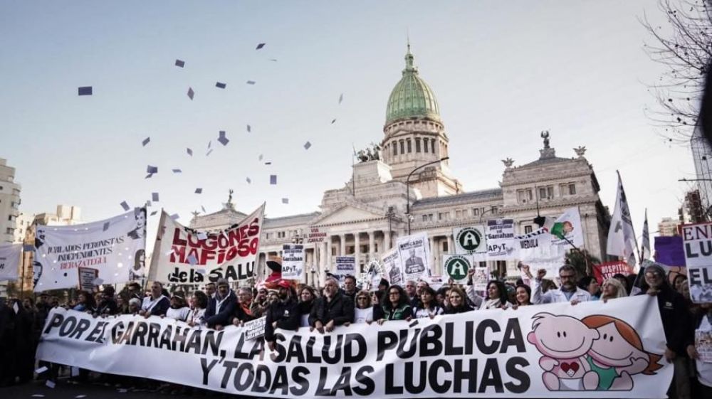La FESPROSA celebr el triunfo de los trabajadores del Hospital Garrahan
