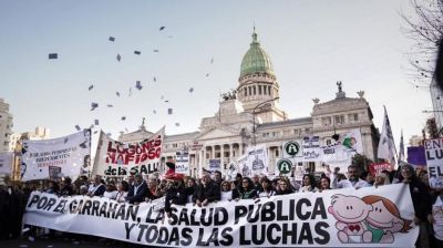 La FESPROSA celebr el triunfo de los trabajadores del Hospital Garrahan