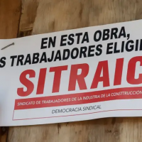 La Plata: fuerte avance del SITRAIC ante la ausencia de una UOCRA que pierde terreno