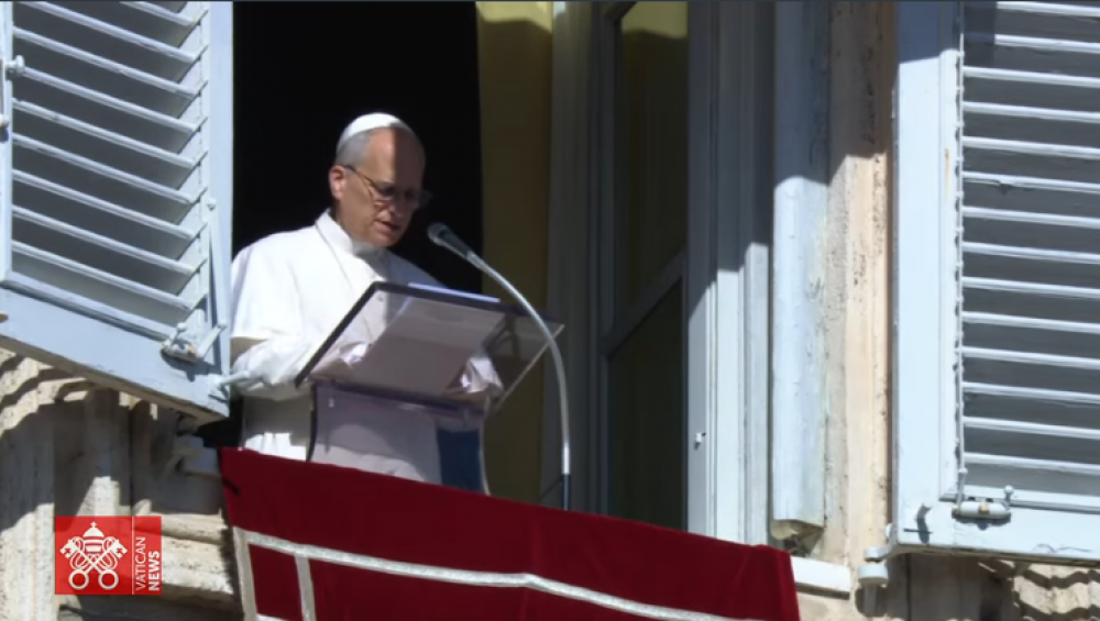 El Papa en el ngelus: El verdadero santuario de Dios es Cristo muerto y resucitado