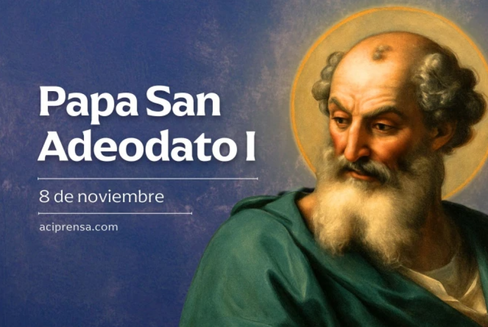 Hoy celebramos al Papa San Adeodato, el 