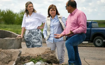 Patricia Bullrich recorri zonas inundadas en la provincia de Buenos Aires: prometi ayuda