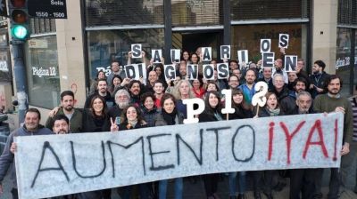 Trabajadores de Pgina/12 denuncian a la direccin del diario por salarios de miseria