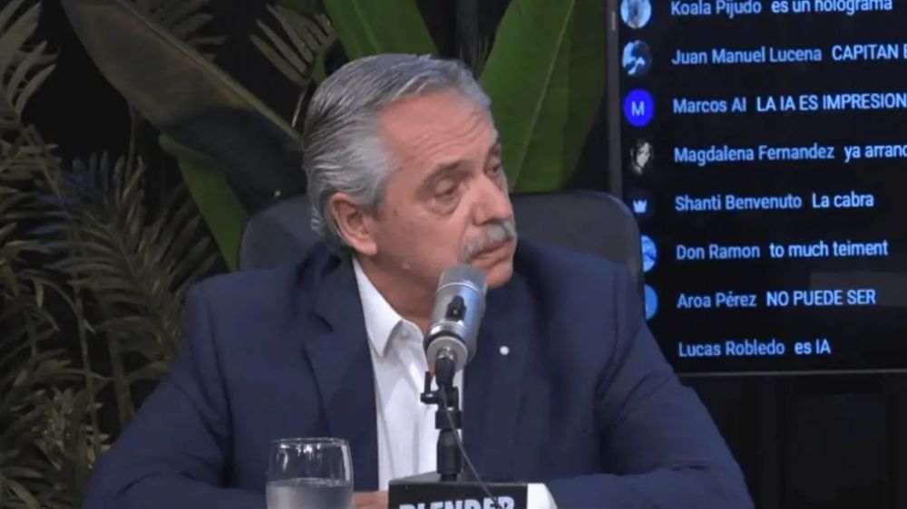 Alberto Fernndez neg haber golpeado a Fabiola, critic a Milei y no quiso hablar de la interna peronista