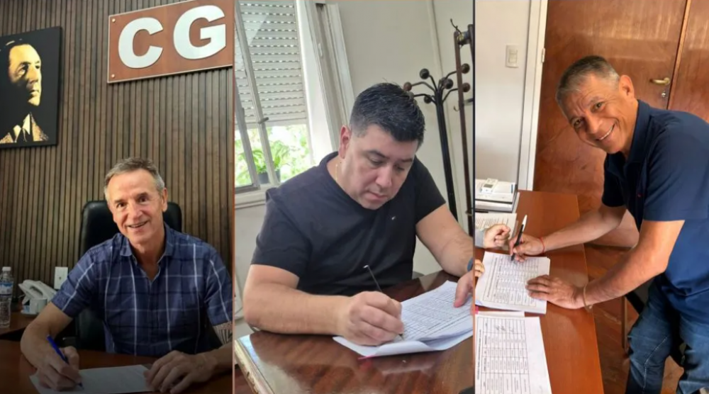 Puntapi inicial de la CGT: firma de cargos y reunin con organizacin internacional