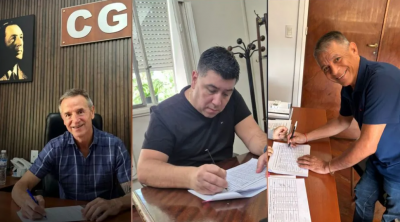Puntapi inicial de la CGT: firma de cargos y reunin con organizacin internacional