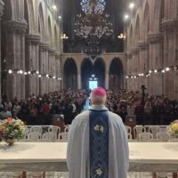 En Lujn, Mons. Giobando alent a los marplatenses a 'caminar con esperanza'