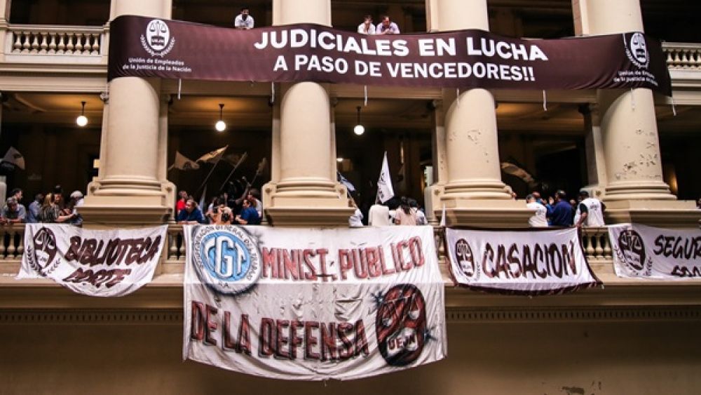 Judiciales convocan a un nuevo paro nacional para el viernes 28 si no hay novedades salariales