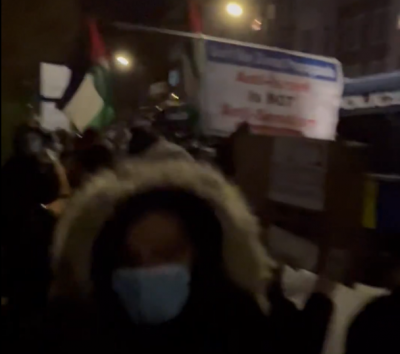 Reino Unido. Grupo judo: fuerte tufo antisemita en una protesta contra un evento sobre inmigracin a Israel en una sinagoga de Londres