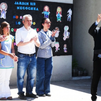 Kicillof visit Necochea y reconoci al intendente: Fue l quien resolvi terminar la obra que par Milei