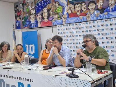 Yofra, sobre la contrarreforma laboral: No importa que digan que queremos desestabilizar al gobierno, nosotros tenemos un montn de compaeros desestabilizados hace tiempo