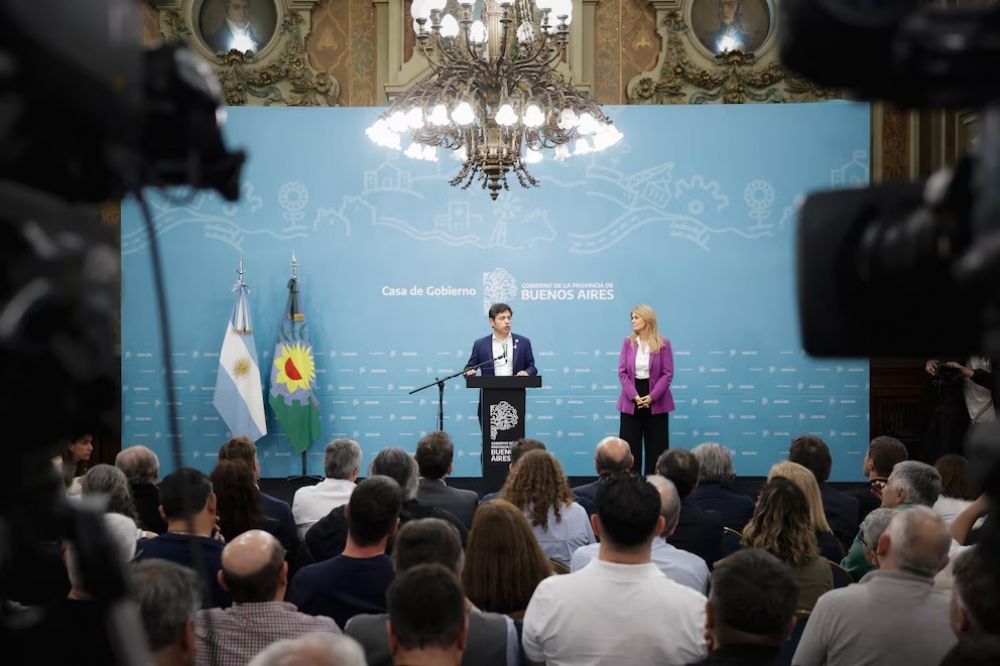 Kicillof har una demostracin de fuerza con intendentes y gremios para pedirle a la Legislatura que apruebe el endeudamiento