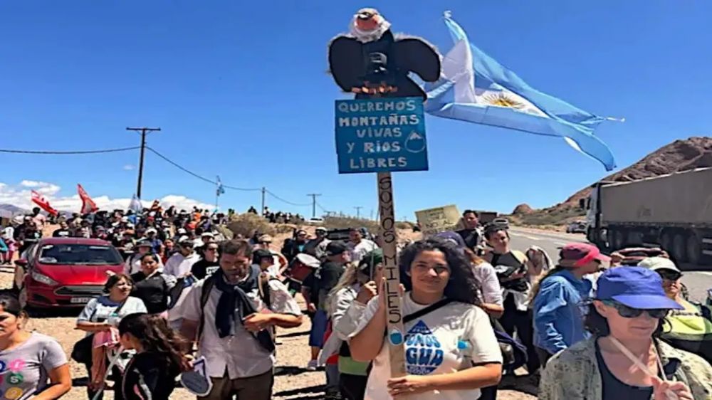 Mxima tensin en Mendoza por proyecto de megaminera impulsado por Milei que compromete el acceso al agua