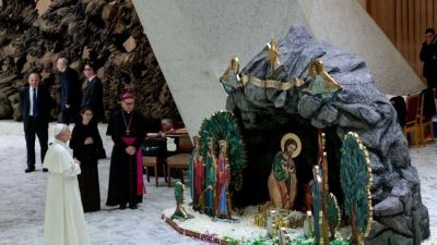 El Papa Le�n XIV: Dios se hace cercano a la humanidad con la peque�ez de un ni�o
