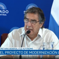 Godoy en el Senado: �Hace m�s de hace 50 a�os que nos vienen diciendo que la flexibilizaci�n laboral va a generar empleo. La realidad muestra que ni genera empleo, ni genera formalidad�