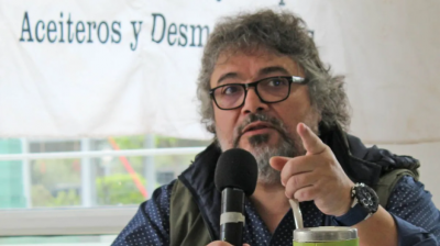 Yofra llama a la huelga contra la reforma laboral y va por la reelecci�n en la Federaci�n Aceitera