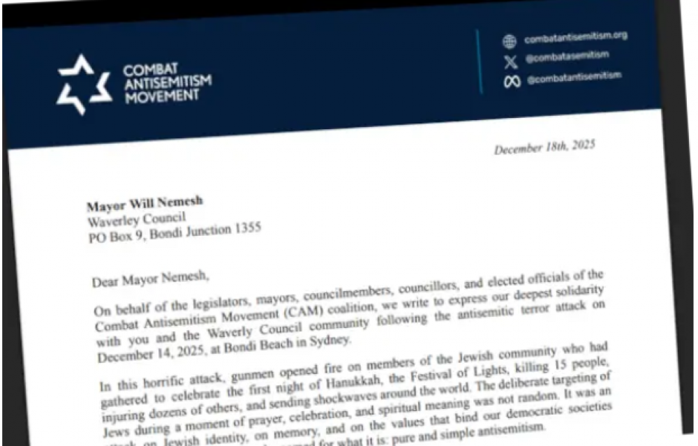 Tres alcaldes espa�oles entre los  600 l�deres electos del mundo que advierten contra el antisemitismo