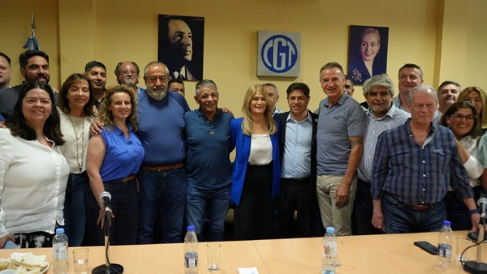 La CGT cerr� el a�o con Kicillof: �Defendemos el trabajo argentino y la producci�n nacional�
