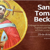 Hoy celebramos a Santo Tom�s Becket, el pol�tico ingl�s que se convirti� en arzobispo