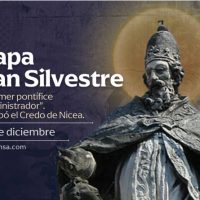 El �ltimo d�a del a�o recordamos a San Silvestre, el primer pont�fice �administrador�