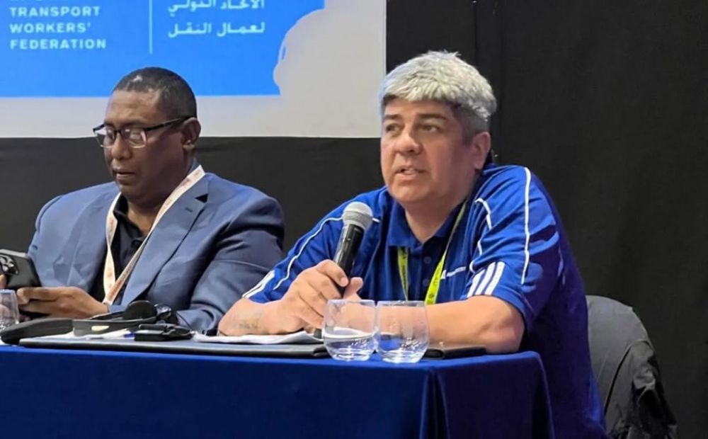 Pablo Moyano sali� a apoyar a Venezuela desde la ITF y pidi� el cese de la ofensiva militar de Estados Unidos: �La Paz no se impone con armas�