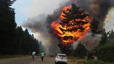 �ritas reza por los afectados por los incendios de Chubut y organiza la ayuda
