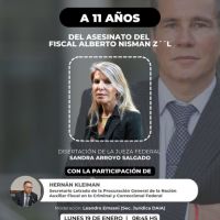 DAIA | A once a�os del asesinato del fiscal Alberto Nisman, disertaci�n de la jueza federal Sandra Arroyo Salgado