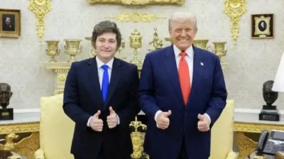 Con otro espaldarazo de Trump, Milei buscar� mostrarse en Davos como su delegado en el Cono Sur