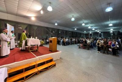 Semana Brocheriana inicia con una multitudinaria misa en Traslasierra